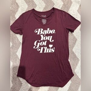 Cold Crush Burgundy Graphic Tee